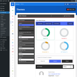 Page screenshot: Help Desk → Themes