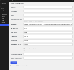 Page screenshot: JuiceNet GDPR