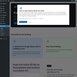 Page screenshot: Kadence