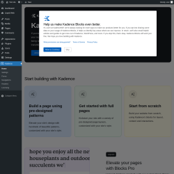 Page screenshot: Kadence