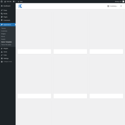 Page screenshot: Appearance &rarr; Starter Templates