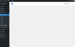 Page screenshot: Appearance &rarr; Starter Templates