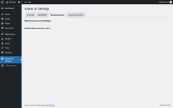 Page screenshot: Kalrav API Settings → WooCommerce