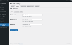 Page screenshot: Kalrav API Settings → CRM/ERP