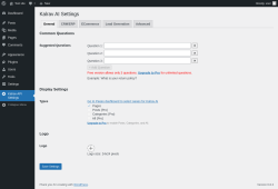 Page screenshot: Kalrav API Settings