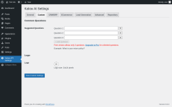 Page screenshot: Kalrav API Settings → Custom