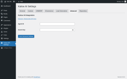 Page screenshot: Kalrav API Settings → Advanced