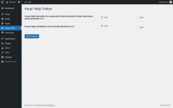Page screenshot: Kargo Takip
