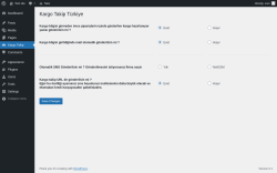 Page screenshot: Kargo Takip