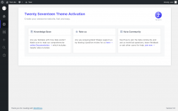 Page screenshot: Twenty Seventeen