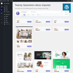 Page screenshot: Kata → Demo Importer