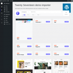 Page screenshot: Kata → Demo Importer
