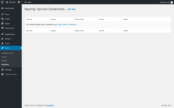 Page screenshot: Tools → Keyring