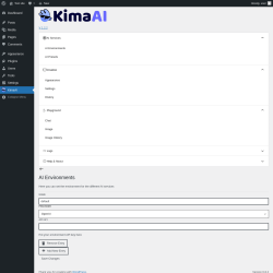 Page screenshot: KimaAI