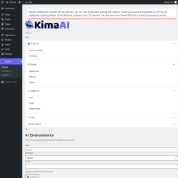 Page screenshot: KimaAI