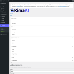 Page screenshot: KimaAI