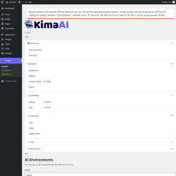 Page screenshot: KimaAI
