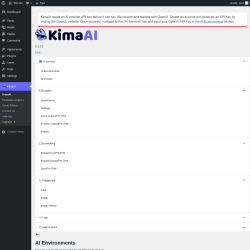 Page screenshot: KimaAI