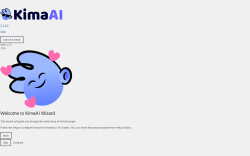 Page screenshot: KimaAI &rarr; Setup Wizard