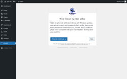 Page screenshot: KimaAI &lsaquo; Test site &mdash; WordPress