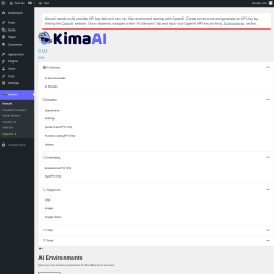 Page screenshot: KimaAI