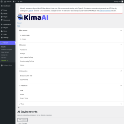 Page screenshot: KimaAI