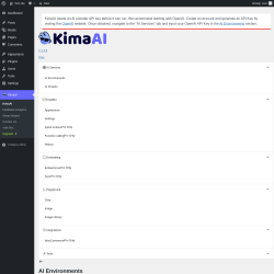 Page screenshot: KimaAI