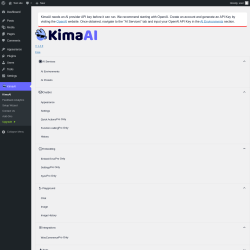 Page screenshot: KimaAI