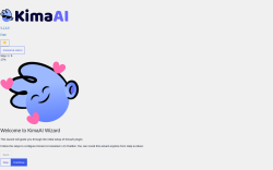 Page screenshot: KimaAI &rarr; Setup Wizard