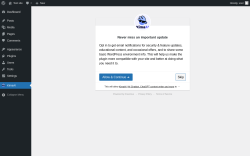 Page screenshot: KimaAI &lsaquo; Test site &mdash; WordPress