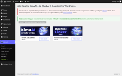 Page screenshot: KimaAI &rarr; Add-Ons