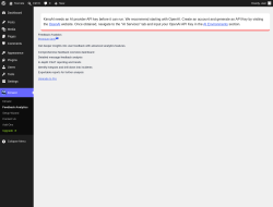 Page screenshot: KimaAI &rarr; Feedback Analytics