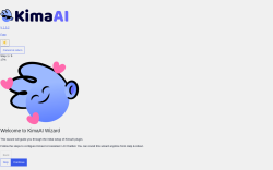 Page screenshot: KimaAI &rarr; Setup Wizard