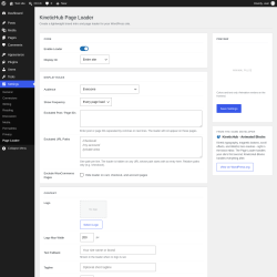 Page screenshot: Settings &rarr; Page Loader