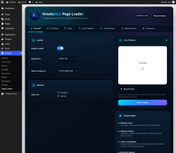 Page screenshot: Settings &rarr; Page Loader