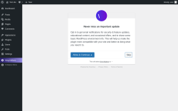 Page screenshot: King Addons ‹ Test site — WordPress