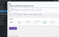 Page screenshot: Kitgenix &rarr; Cloudflare Turnstile &rarr; Shortcode