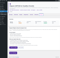 Page screenshot: Kitgenix &rarr; Cloudflare Turnstile &rarr; Support
