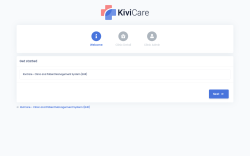 Page screenshot: KiviCare
