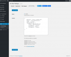 Page screenshot: kk Star Ratings &rarr; 
                Rich Snippets            