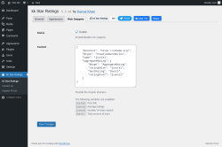 Page screenshot: kk Star Ratings &rarr; 
                Rich Snippets                            