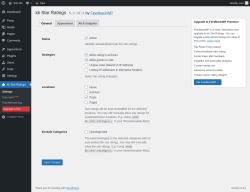 Page screenshot: kk Star Ratings