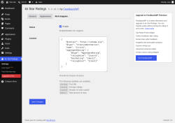Page screenshot: kk Star Ratings &rarr; 
                            Rich Snippets                                                    