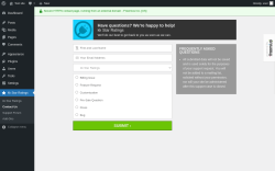 Page screenshot: kk Star Ratings &rarr; Contact Us