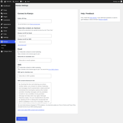 Page screenshot: Klaviyo