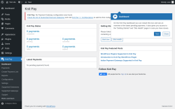Page screenshot: Knit Pay