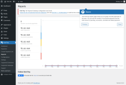 Page screenshot: Knit Pay → Reports