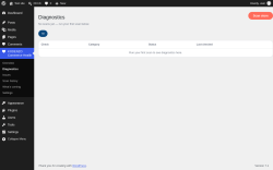 Page screenshot: KODENZO Commerce Health &rarr; Diagnostics