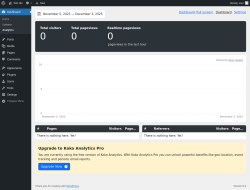Page screenshot: Dashboard &rarr; Analytics
