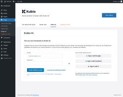 Page screenshot: 
	
	
	
	

Kubio &rarr; Kubio AI